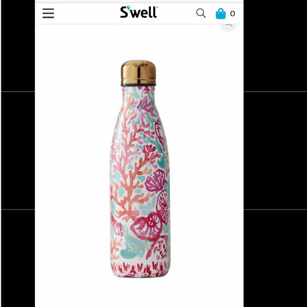 Swell Lily Pulitzer water bottle// NEW/ not used